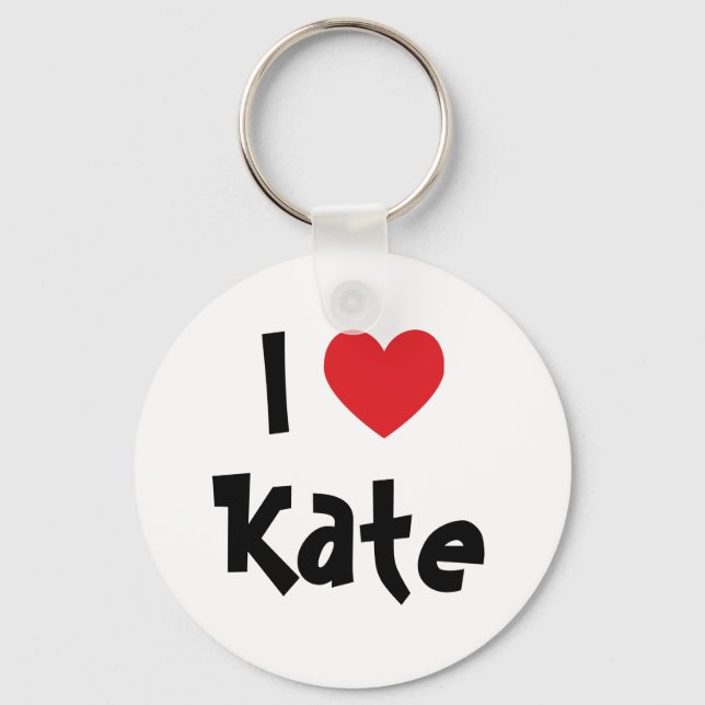 I Love Kate Keychain (Front)