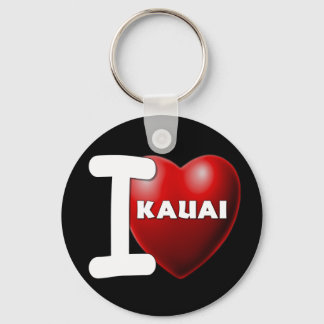 I Love Kauai, Hawaii Keychain