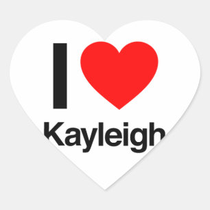i love kayleigh heart sticker