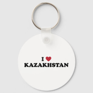 I love Kazakhstan Keychain