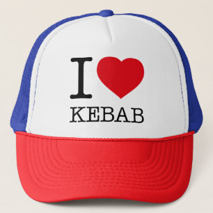 I LOVE KEBAB TRUCKER HAT