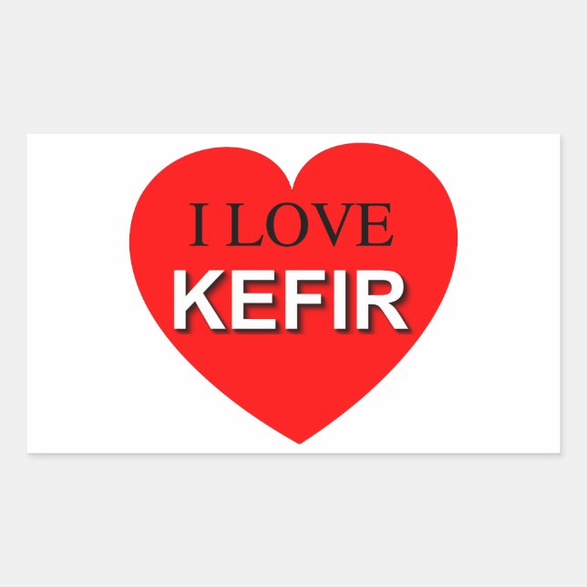 I Love Kefir Sticker (Front)