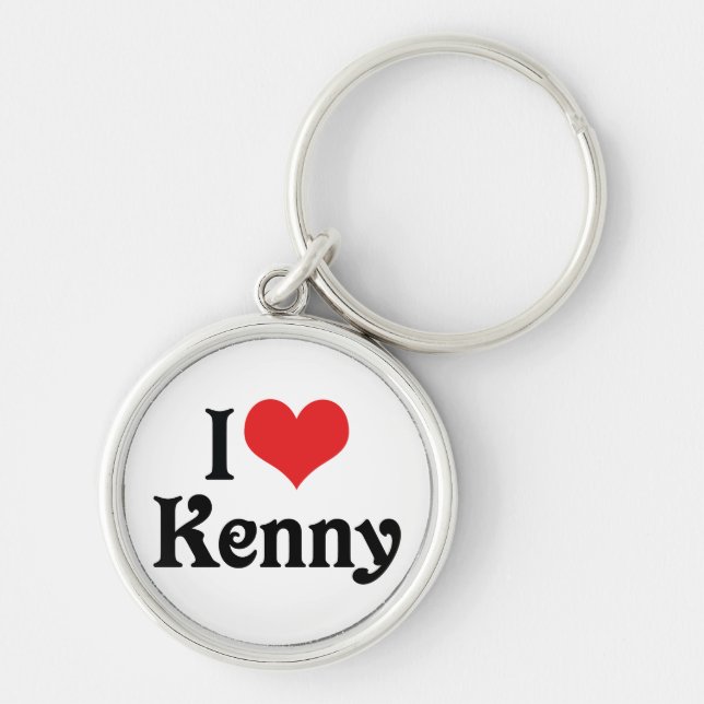 I Love Kenny Keychain (Front)