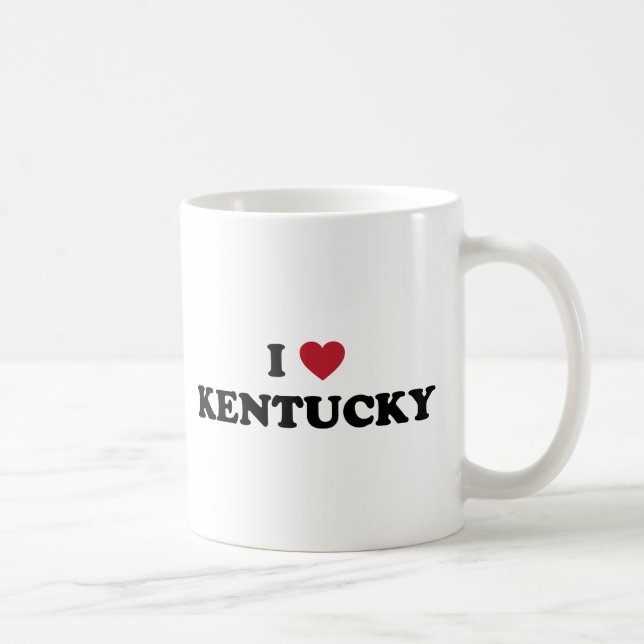 I Love Kentucky Coffee Mug (Right)