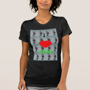 I Love Kenya Art Print T-Shirt