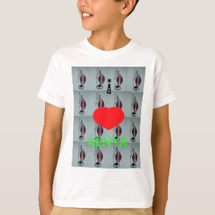 I Love Kenya Art Print T-Shirt