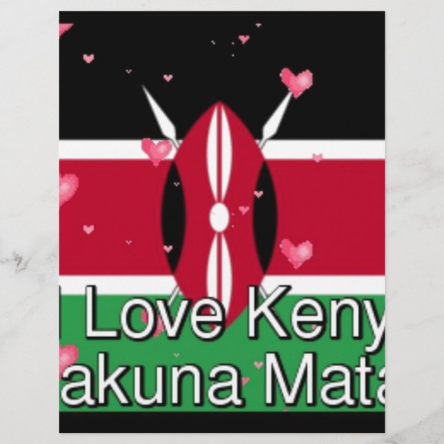 I Love ! Kenya Hakuna Matata (Front)