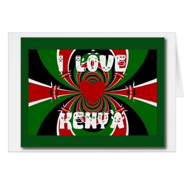 I Love Kenya Hakuna Matata Dons (Devant horizontal)