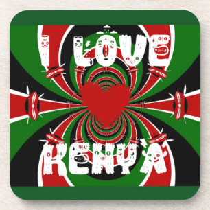 I Love Kenya Hakuna Matata Gifts Coaster