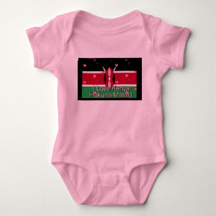 I love Kenya Hakuna Matata Kids Tees