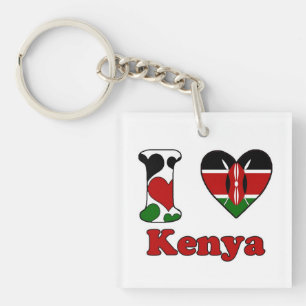I love Kenya Keychain