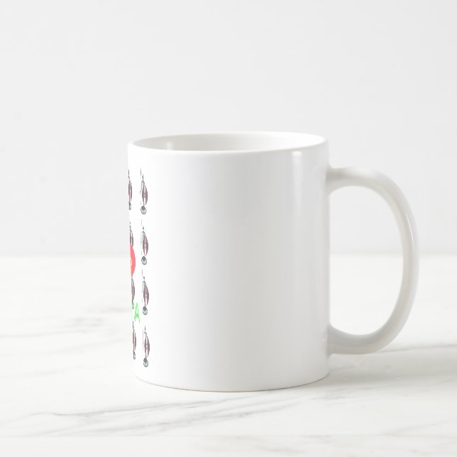 I Love Kenya Maasai Art Print Coffee Mug (Right)