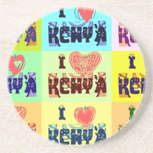 I love Kenya.png Coaster