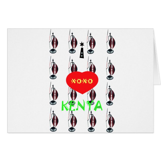 I Love Kenya XOXO (Front Horizontal)