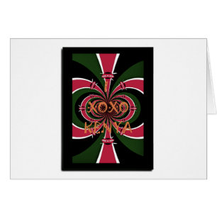 I Love Kenya XOXO National Flag Colours