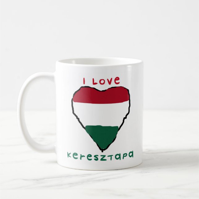 I love Keresztapa Mug (Left)