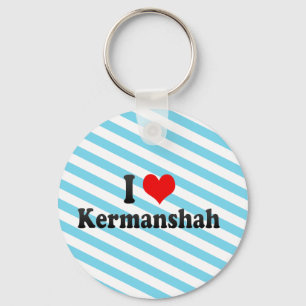 I Love Kermanshah, Iran Keychain