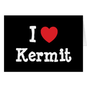 I love Kermit heart custom personalized