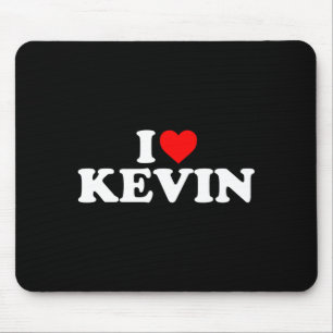 I Love Kevin - Heart Long Sleeve  Mouse Pad