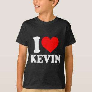 I Love Kevin, I Heart Kevin, Red Heart Valentine T-Shirt