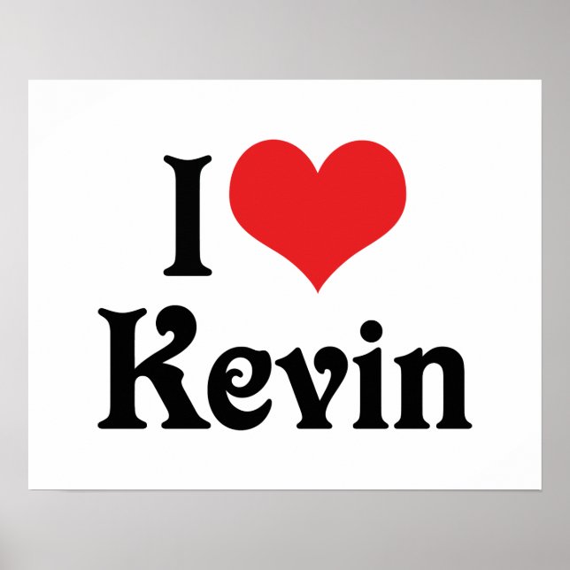 I Love Kevin Poster (Front)