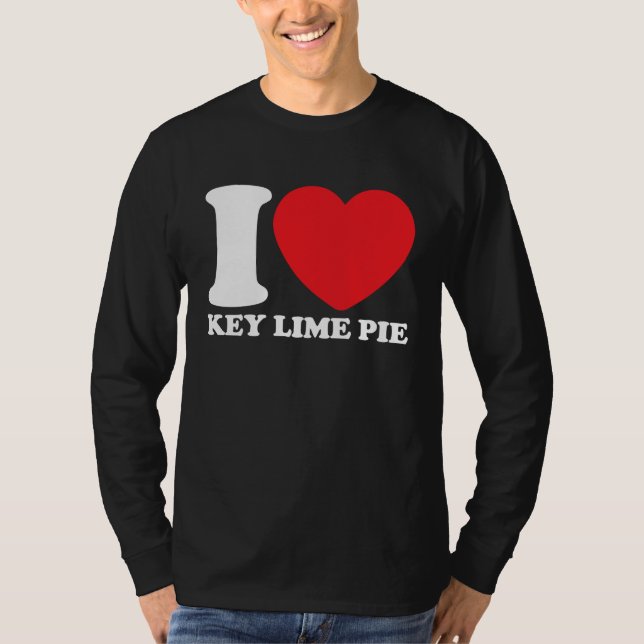 I Love Key Lime Pie T-Shirt (Front)
