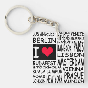 I love... keychain