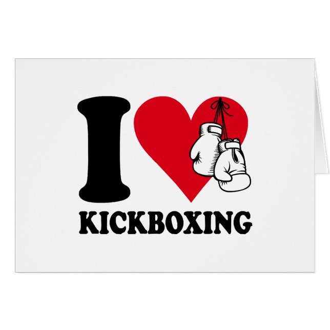 I love kickboxing (Front Horizontal)