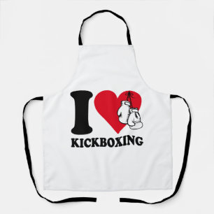 I love kickboxing apron