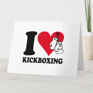 I love kickboxing card