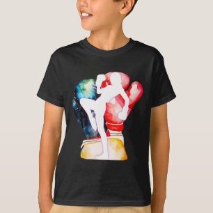 I Love Kickboxing Is Kickboxing Girl Is Woman Kick T-Shirt