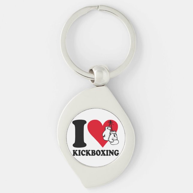 I love kickboxing keychain (Front)