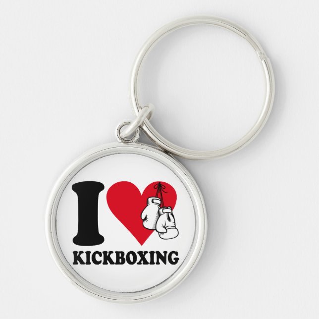 I love kickboxing keychain (Front)