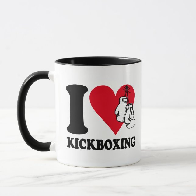 I love kickboxing mug (Left)
