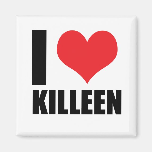 I love Killeen Magnet (Front)
