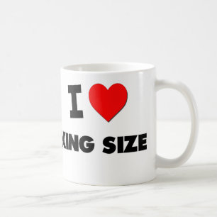 I Love King Size Coffee Mug