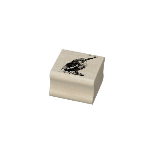 I love kingfisher rubber stamp