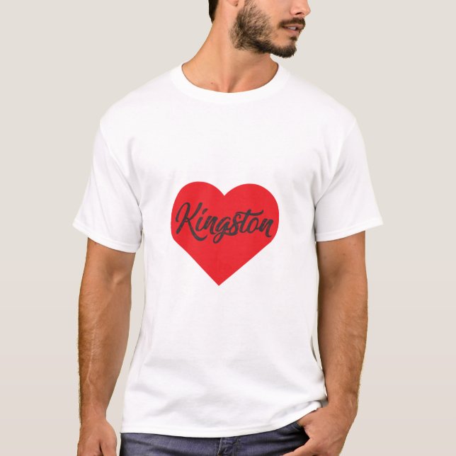 I Love Kingston - Jamaica T-Shirt (Front)
