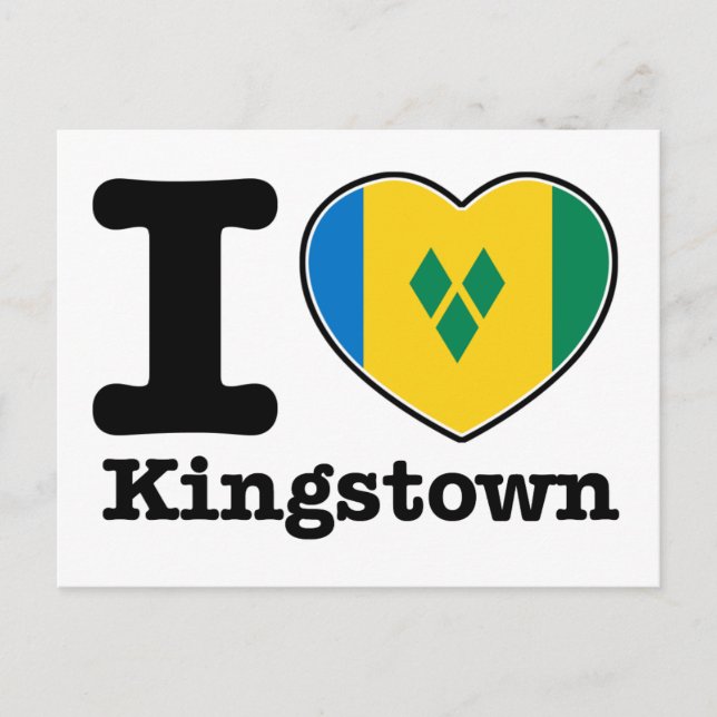 I love Kingstown Postcard (Front)
