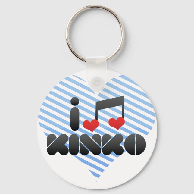 I Love Kinko Keychain (Front)