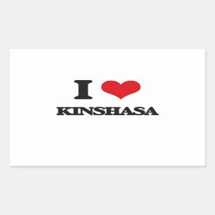 I love Kinshasa Sticker