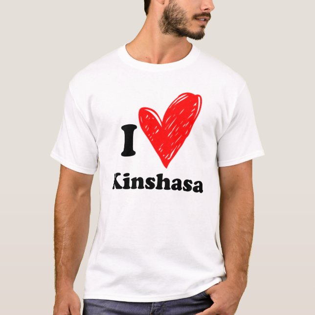 I love Kinshasa T-Shirt (Front)