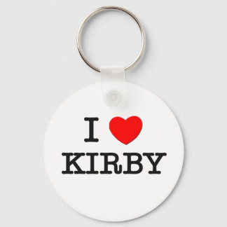 I Love Kirby Keychain