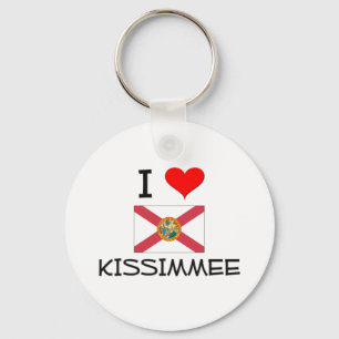 I Love KISSIMMEE Florida Keychain