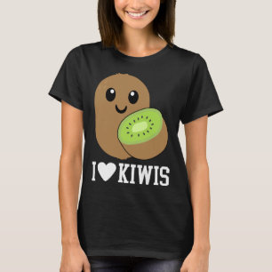I Love Kiwis Cute Kiwis Costume Kiwi Outfit Kiwi F T-Shirt