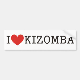 I love Kizomba Bumper Sticker