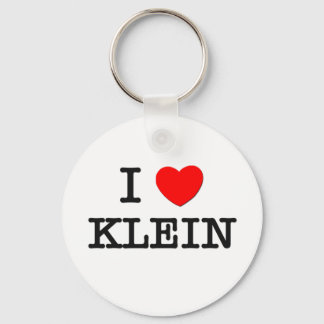 I Love Klein Keychain
