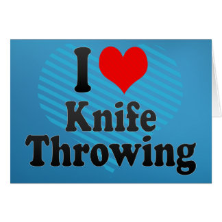 I love Knife Throwing