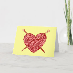 I Love Knitting Card
