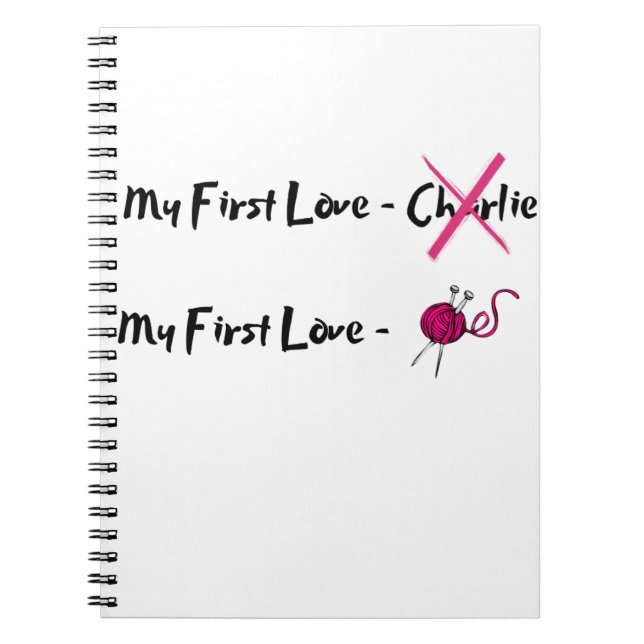 I Love Knitting Notebook (Front)